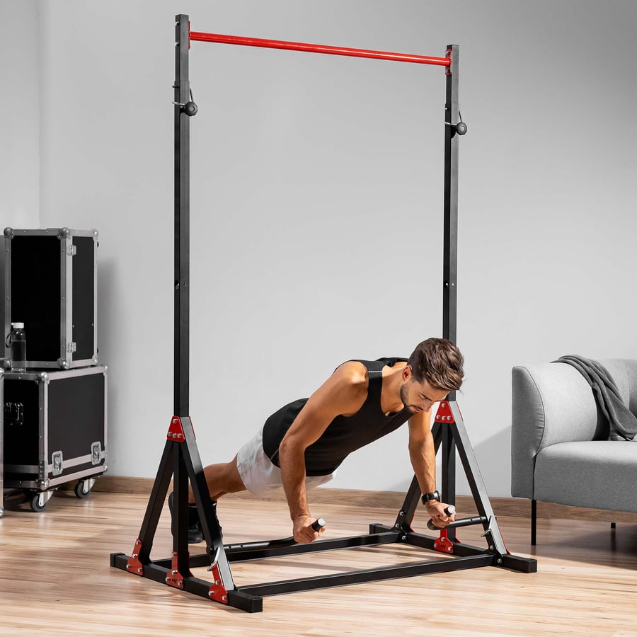 Drążek stacjonarny i poręcze z