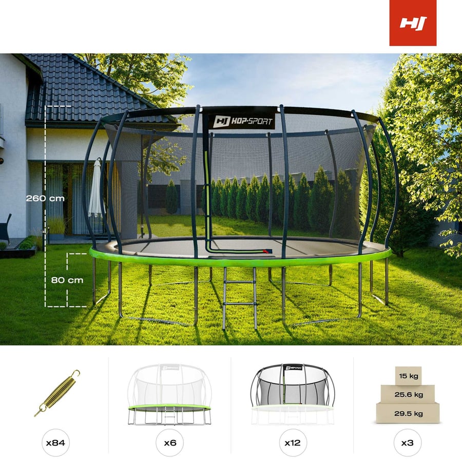 Trampolina dynia 14FT z siatką