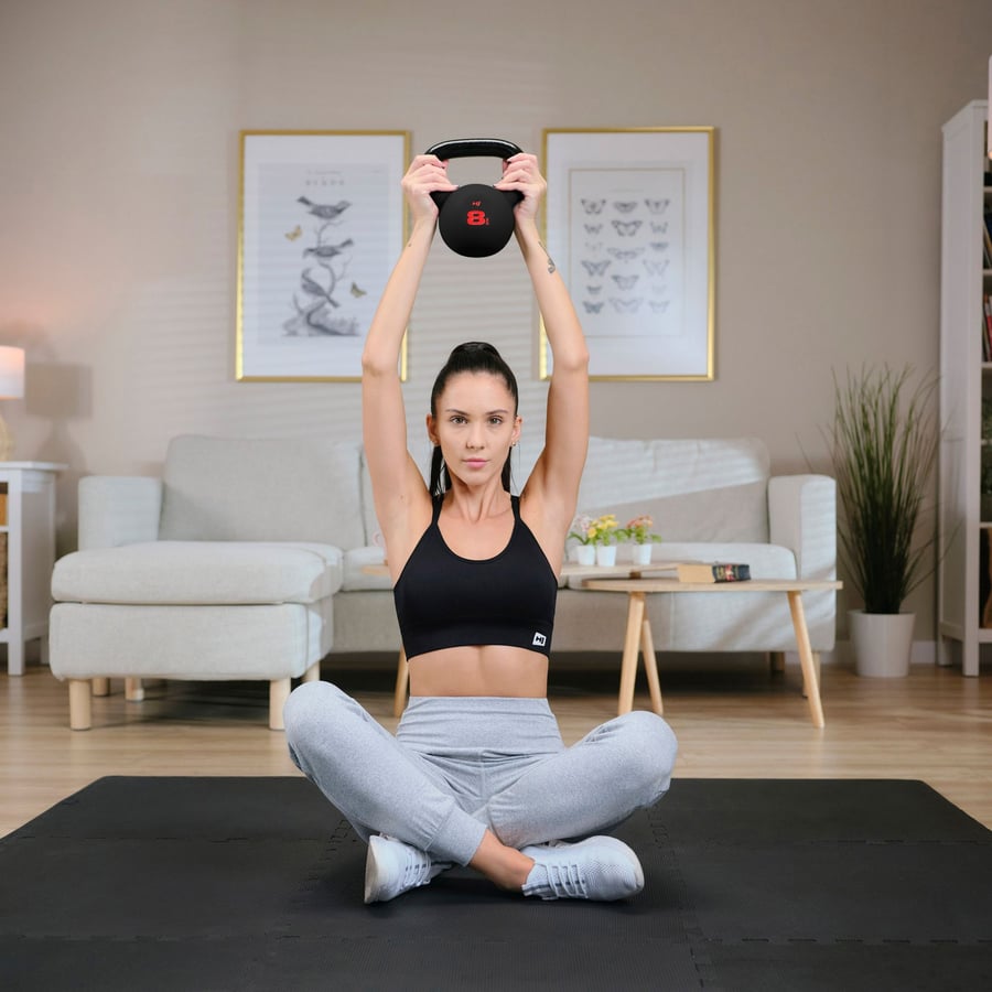 Kettlebell żeliwny 8kg HS-IB008