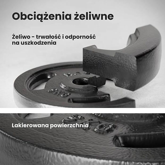 Przekrój obciażenia żeliwnego Hop-sport