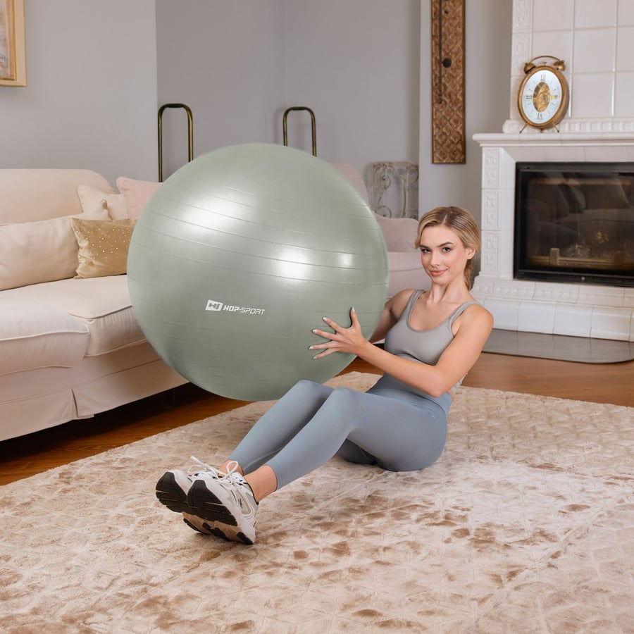 Yoga ball 85cm HS-R085YB - sage