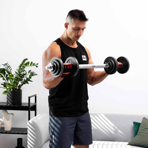 Gusseisen Kurzhantel-Set 2x10kg