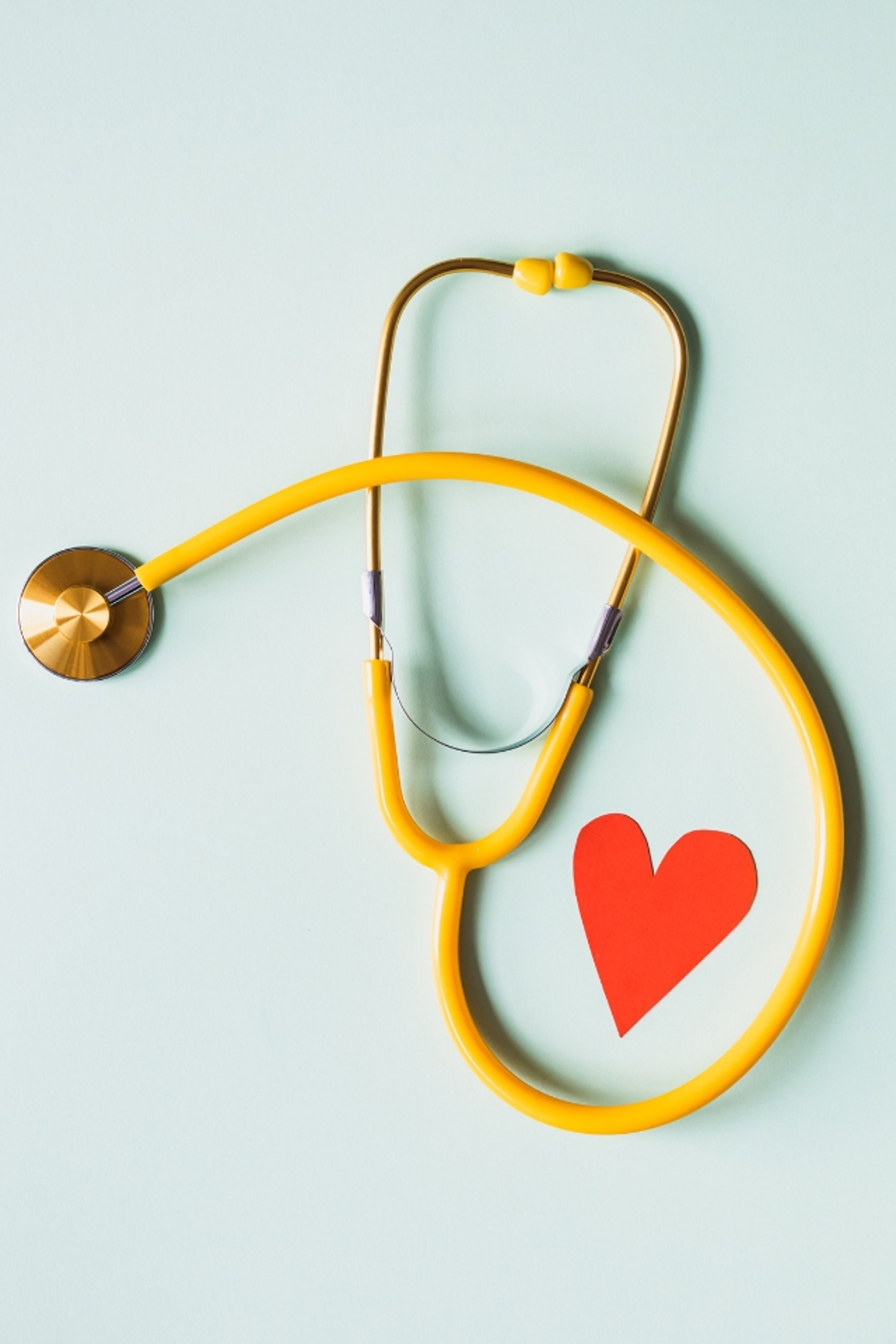 stetoskop i ikona serca
