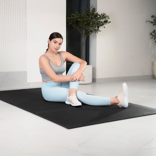 Mata puzzle EVA 1cm czarna - 4