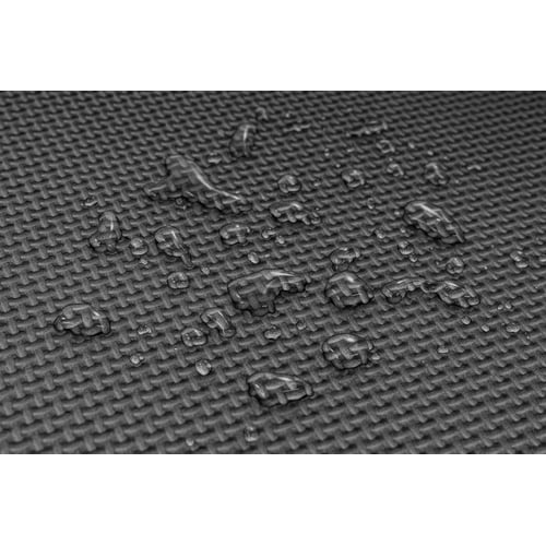 Mata puzzle EVA 1cm czarno/szar