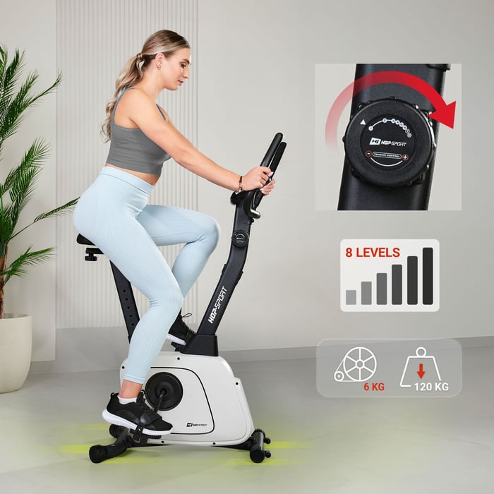 Model HS-3000H Nexon został wyposażony w magnetyczny system oporu z 8-stopniową