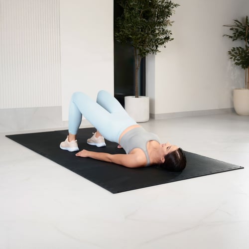 Mata puzzle EVA 1cm czarna - 4