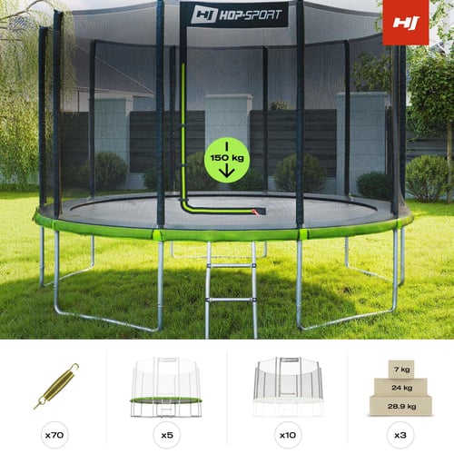 Trampolina 12FT z siatką zewnęt