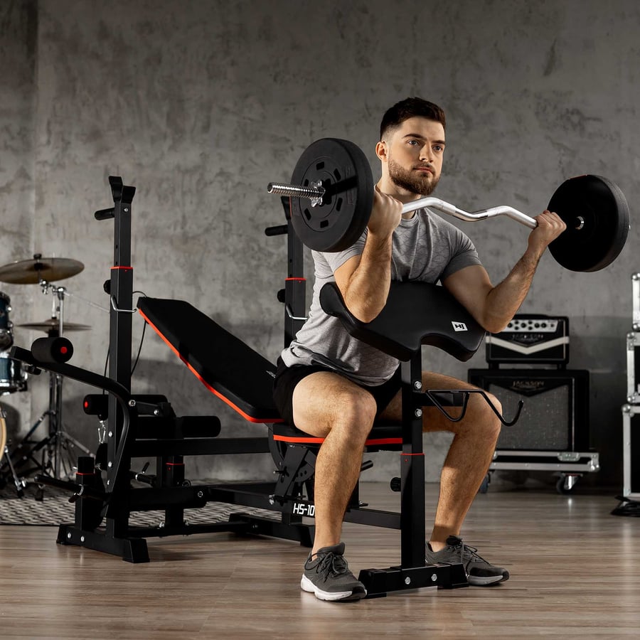 Ławka pod sztangę HS-1075 Pro z