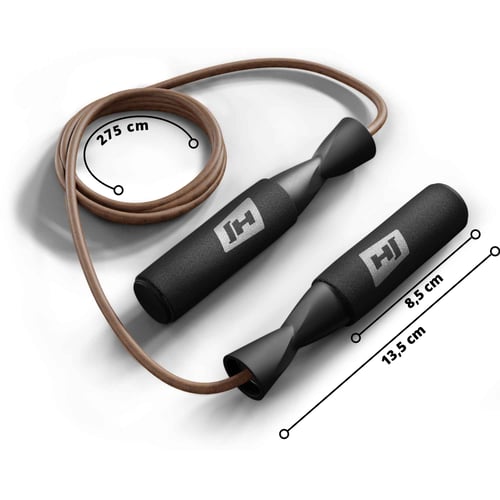 Skakanka skórzana 275cm – czarn