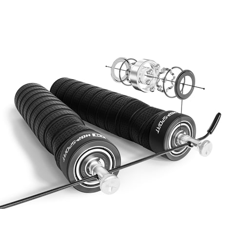 Skakanka z łożyskami i miękkim