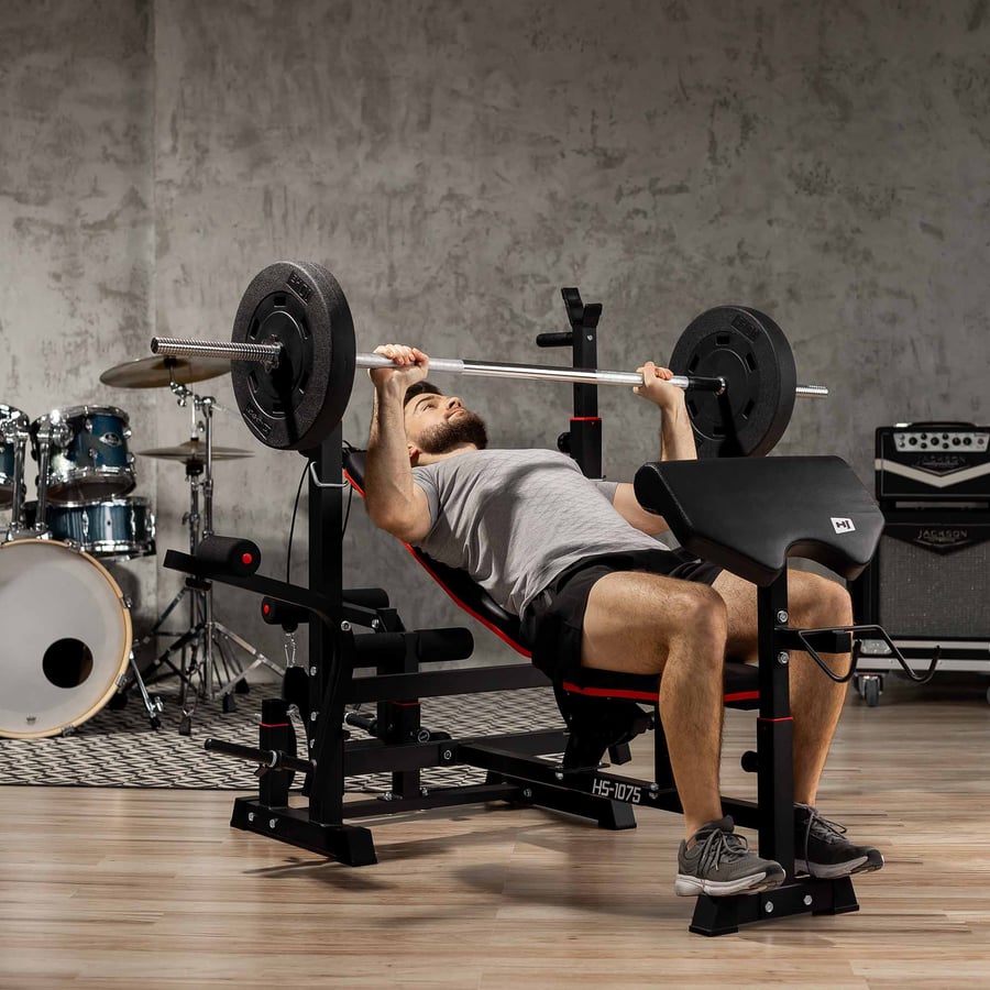 Ławka pod sztangę HS-1075 Pro z