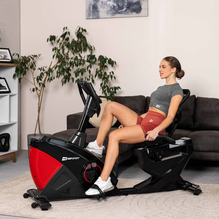 Rower leżący elektryczno-magnetyczny HS-070L Helix czerwony | Ceny ...