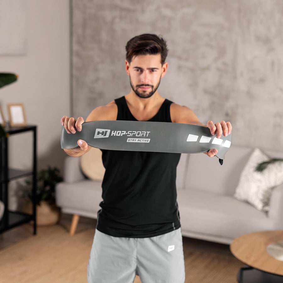 Guma oporowa 55-137kg - szara